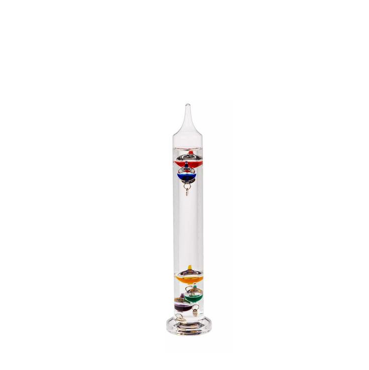 Out of the Blue GALILEO GLASS THERMOMTER 28cm Multicolor