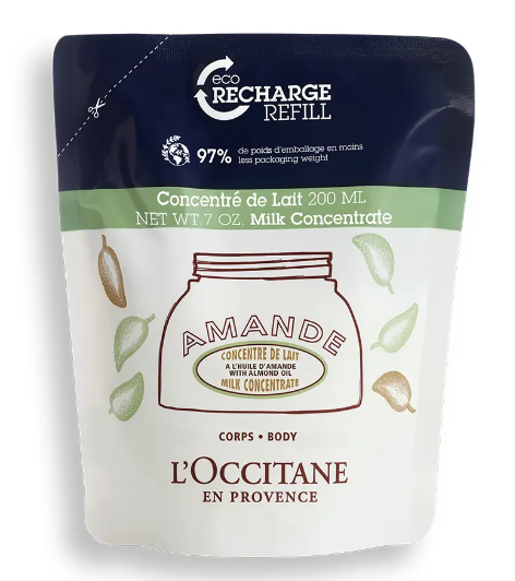 L'Occitane En Provence AMANDEL melkconcentraat opladen Body moisturiser