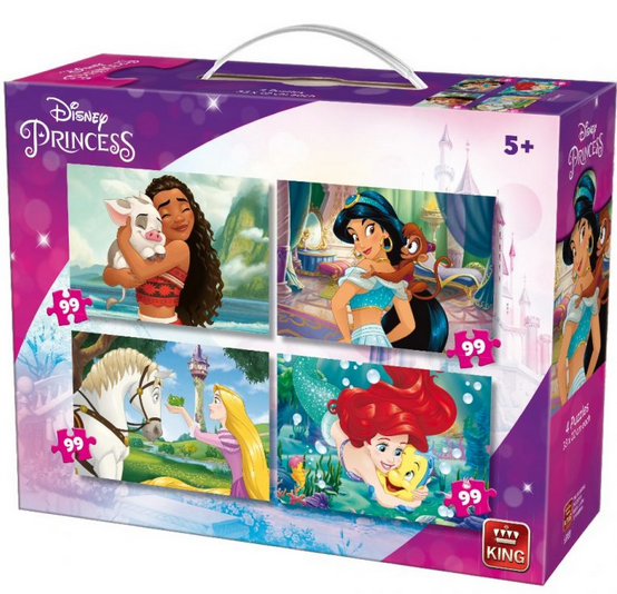 King Disney Princess Puzzel 99 Stukjes Assorti