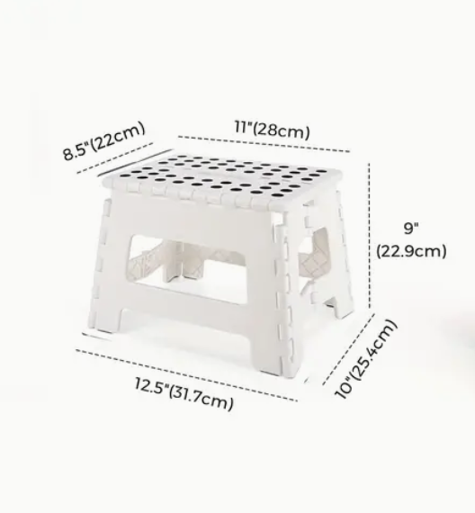 Inklapbaar Krukje Opstapkruk Opstapje Opvouwbaar 22 cm