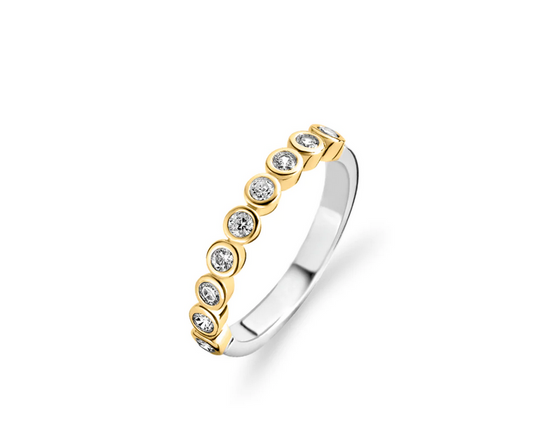 TI SENTO 1630ZY Zirconia half loop Ring