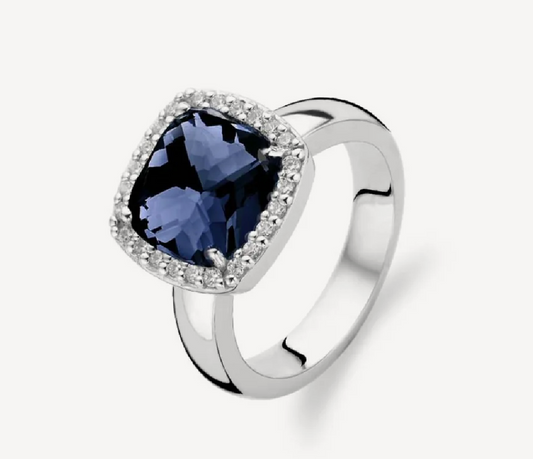 TI SENTO 1771DB London Blue Empire Square Ring