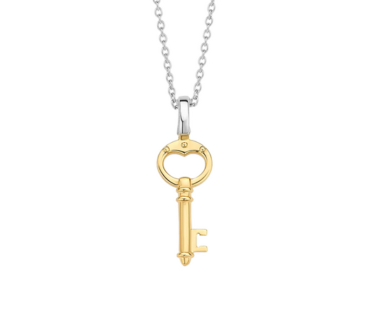 TI SENTO 6775SY Gold Key Pendant