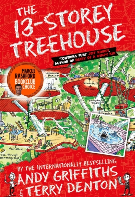 The 13-Storey Treehouse Andy Griffiths English Books for Children, Cover Shot